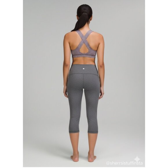 Lot of 2 Lululemon All Sport Bra 6 Wunder Under Hi-Rise 1/2 Tight Leggings 4 - Picture 1 of 15